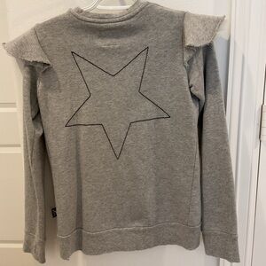 Grey Star Embroidered Sweatshirt